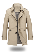 Trenchcoat Herren mit klassischem Schnitt und stilvollen Details - 1