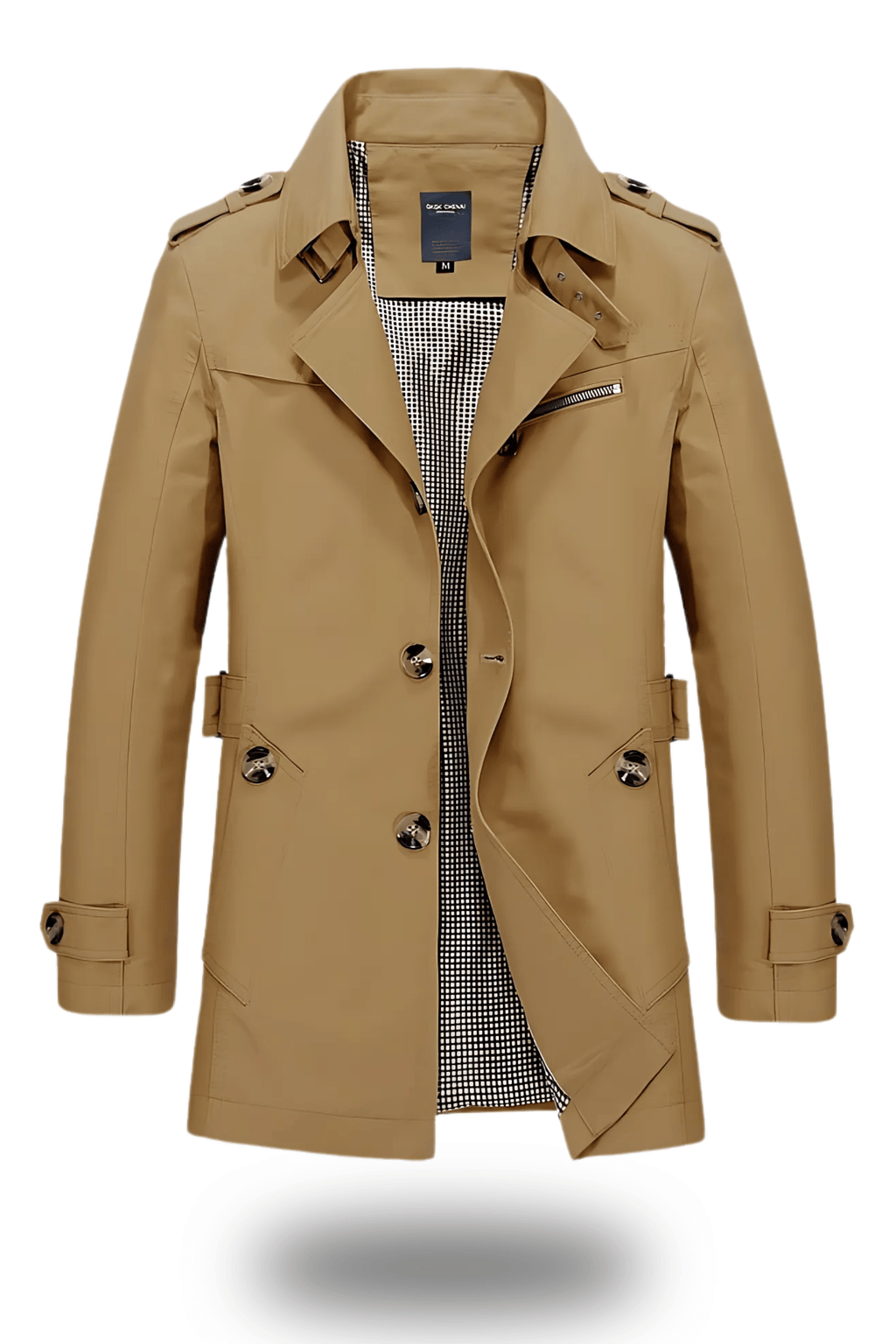 Trenchcoat Herren mit klassischem Schnitt und stilvollen Details - 2
