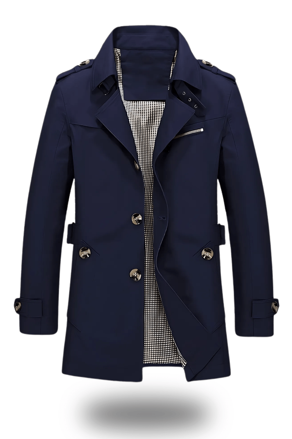 Trenchcoat Herren mit klassischem Schnitt und stilvollen Details - 4
