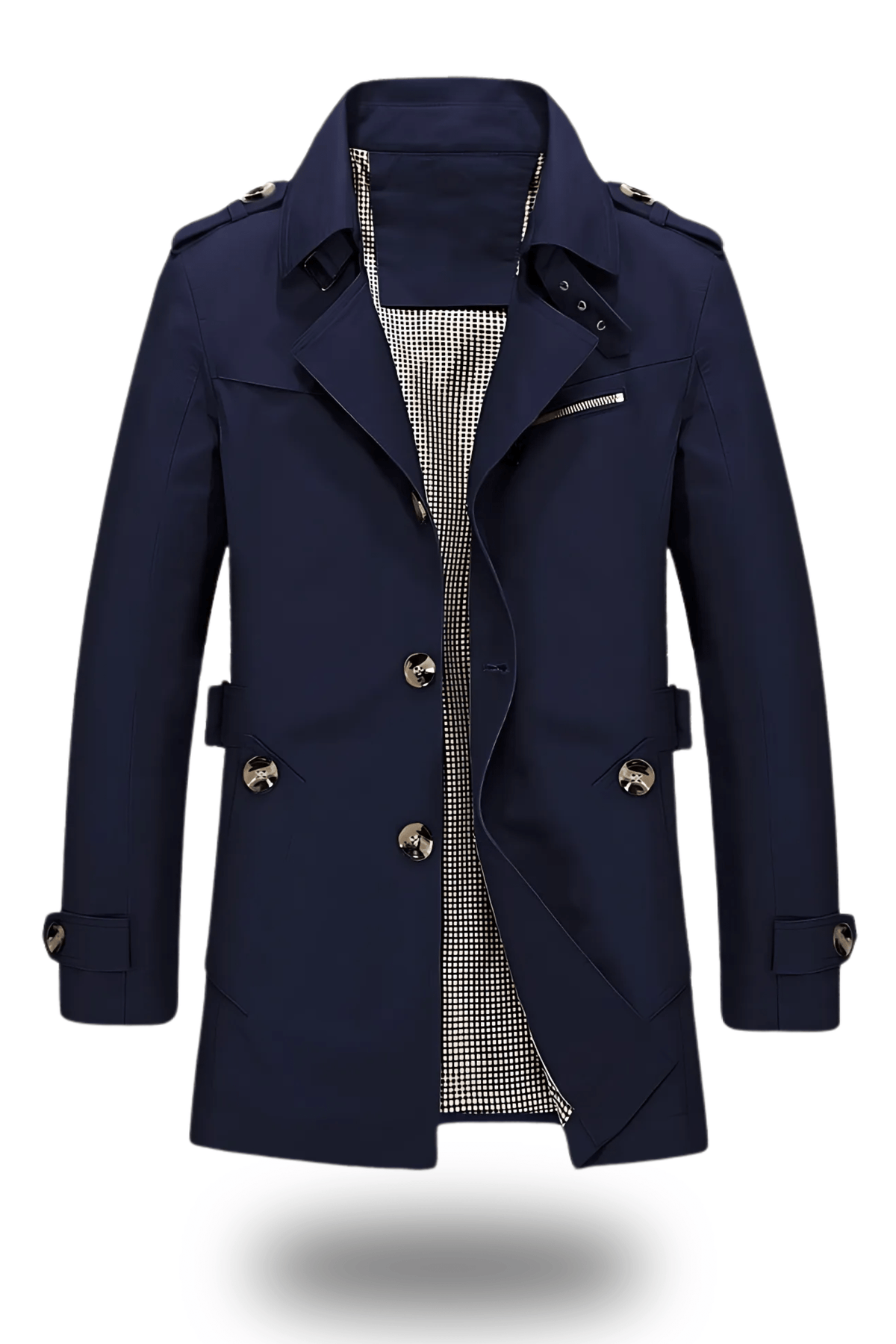 Trenchcoat Herren mit klassischem Schnitt und stilvollen Details - 4