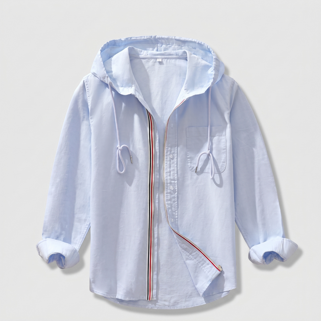 Modische Herren Jacke mit lässigem Schnitt und Kapuze - 2