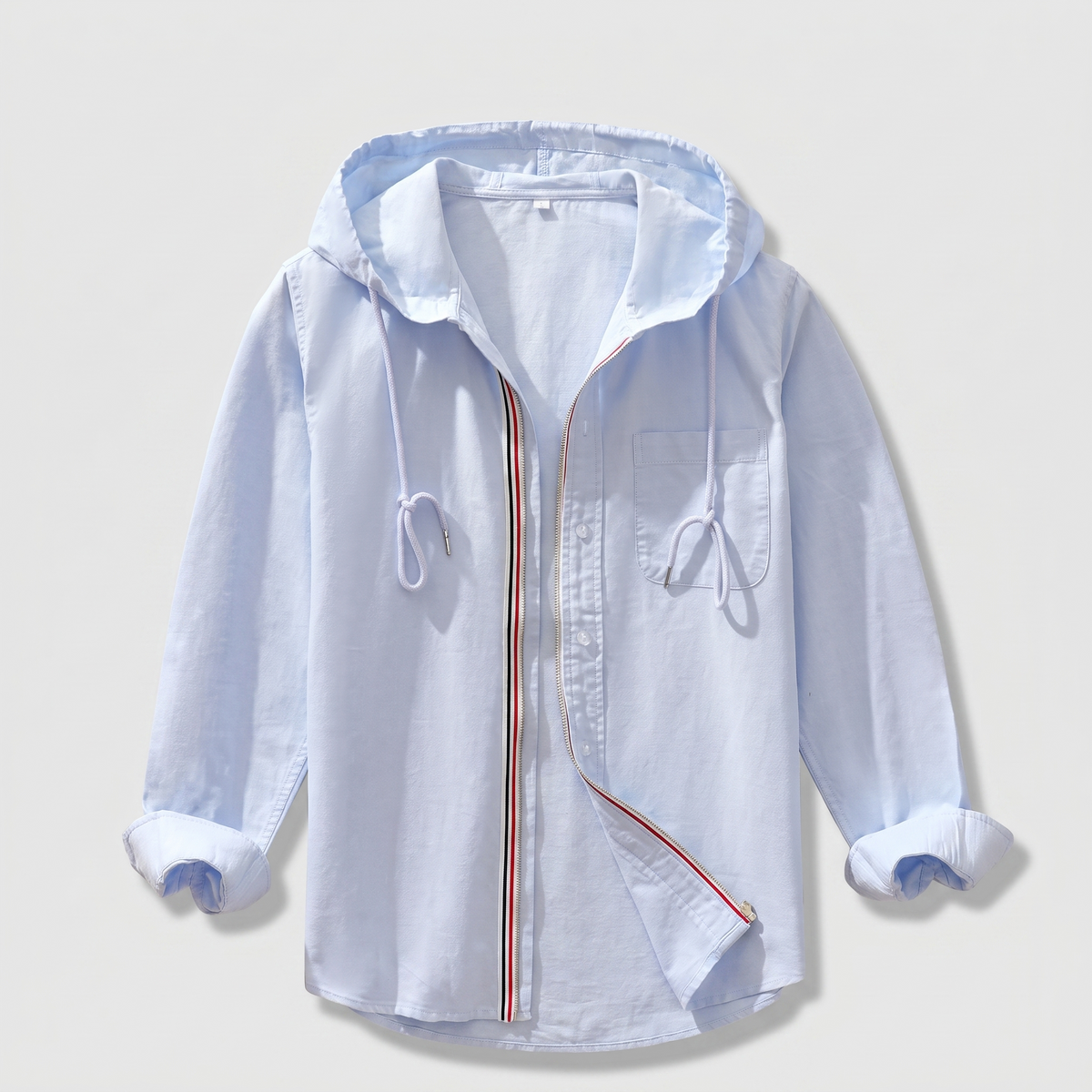 Modische Herren Jacke mit lässigem Schnitt und Kapuze - 2