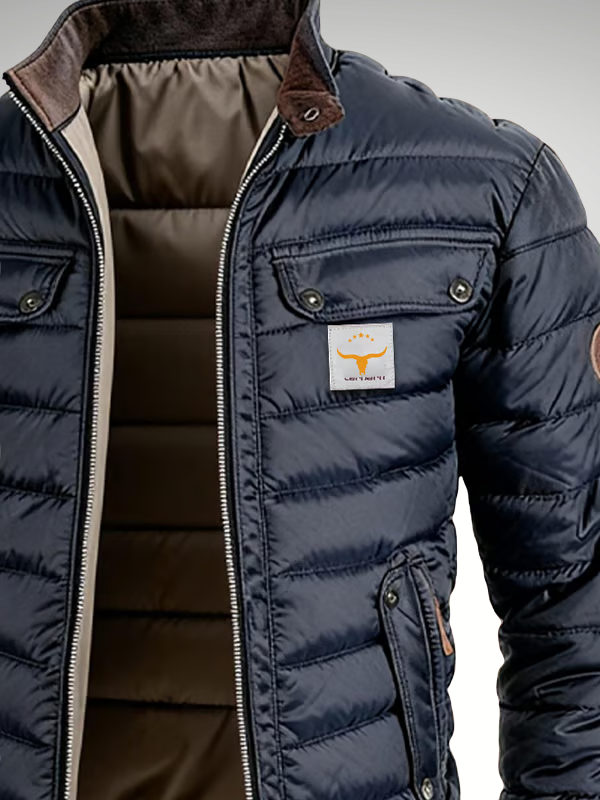 Herrenjacke mit lässigem Schnitt und praktischen Taschen - 4