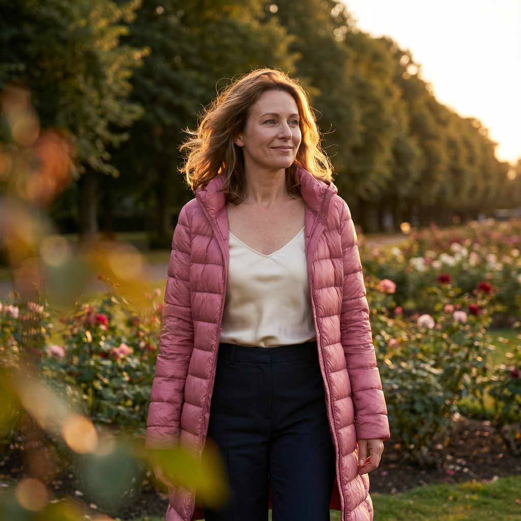 Damen Jacke mit Kapuze - Figurbetonter Schnitt und praktischen Taschen - 3