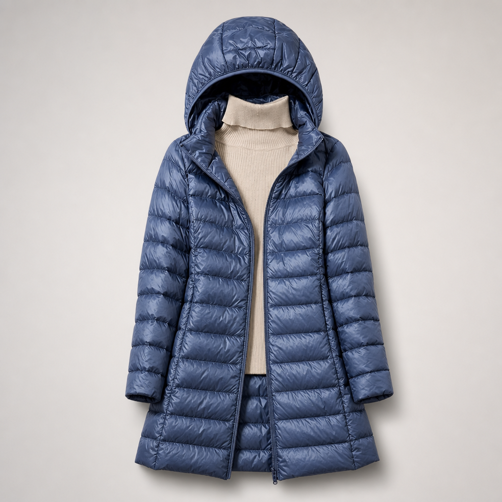 Damen Jacke mit Kapuze - Figurbetonter Schnitt und praktischen Taschen - 6