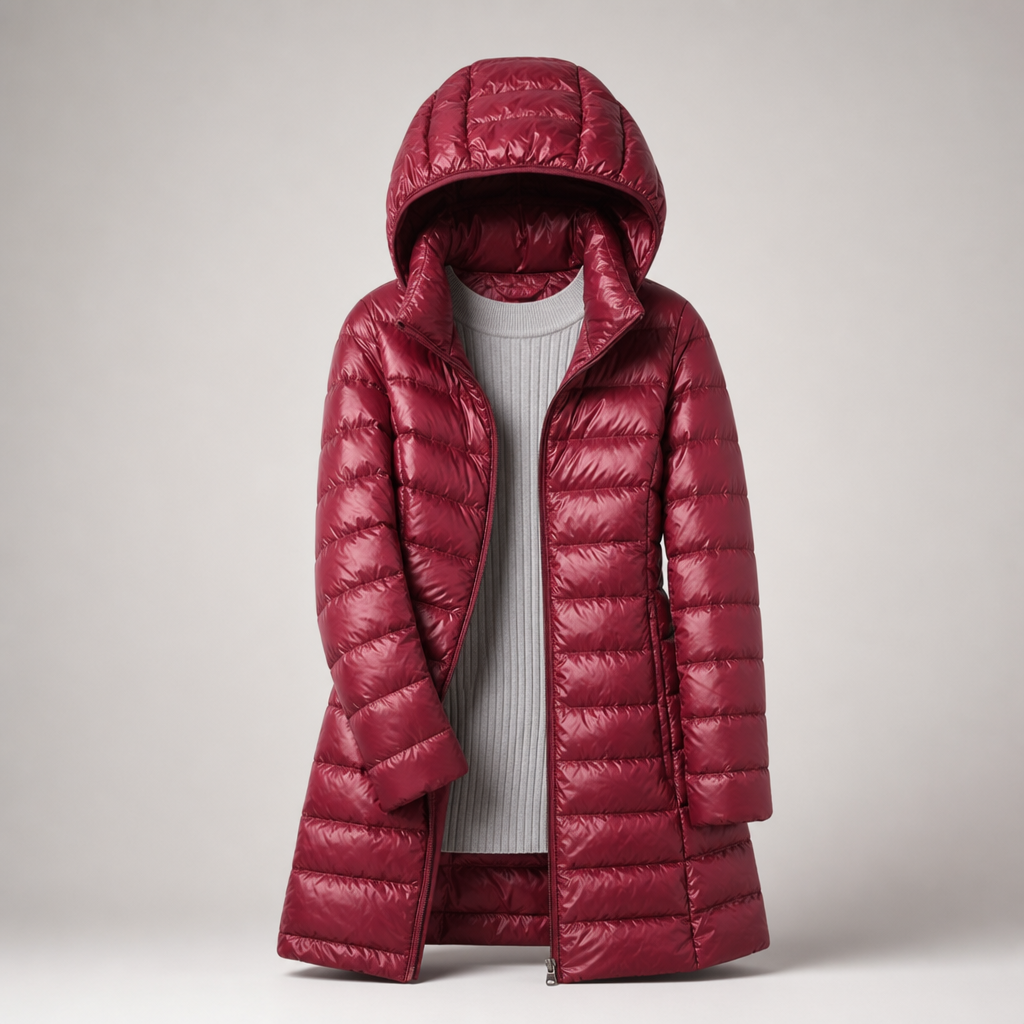 Damen Jacke mit Kapuze - Figurbetonter Schnitt und praktischen Taschen - 8
