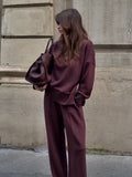 Loungewear Set Damen mit entspannter Passform und weitem Bein | A&Z - 1 - Atelier-Zofia
