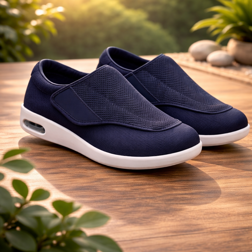 Damen Slipper für Diabetiker - Flexible Passform & Bequeme Handhabung - J&B - 6