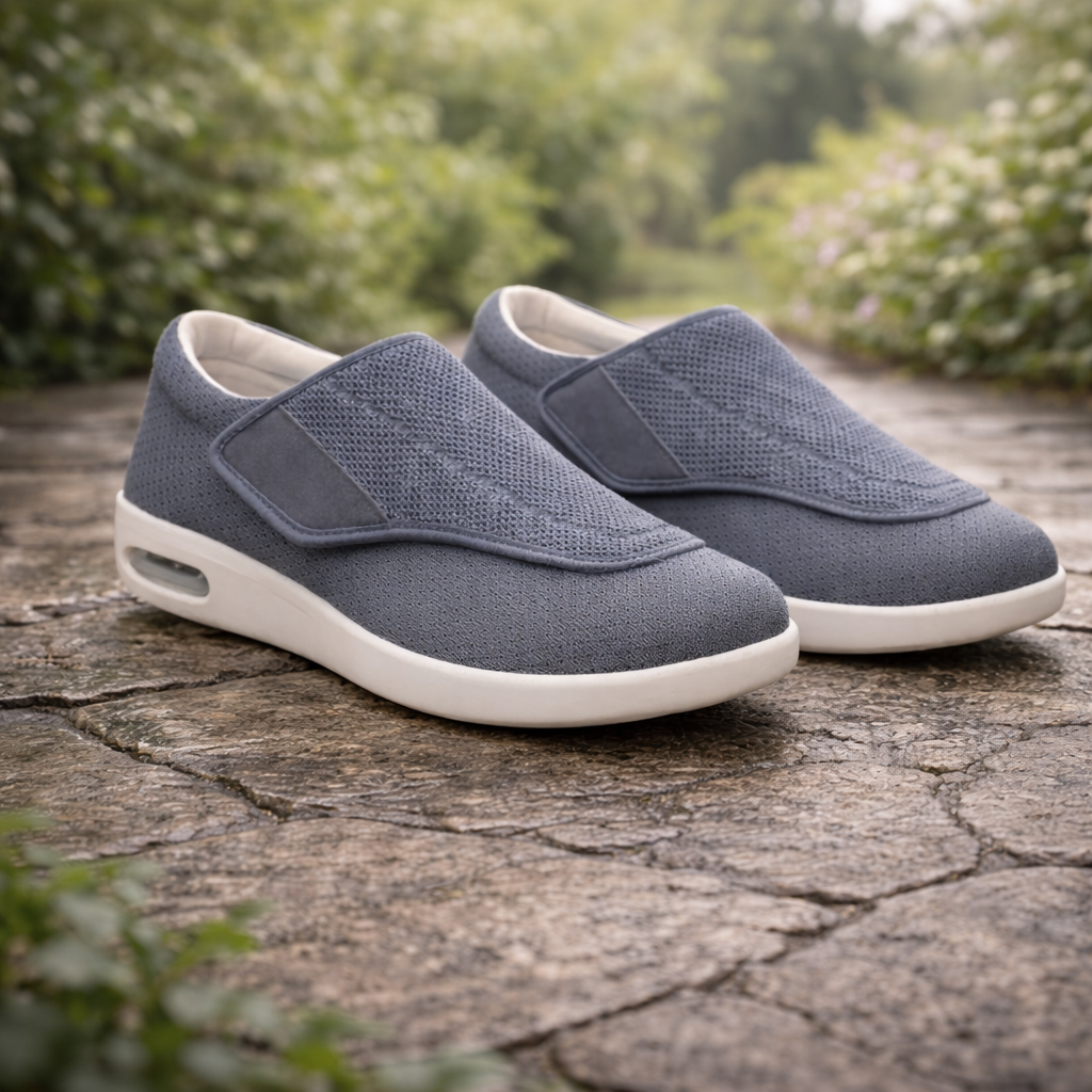 Damen Slipper für Diabetiker - Flexible Passform & Bequeme Handhabung - J&B - 7