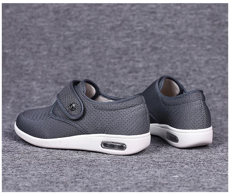 Komfortable Diabetiker Sneakers für Damen mit Verstellbarem Klettverschluss - J&B - 2 - Atelier-Zofia