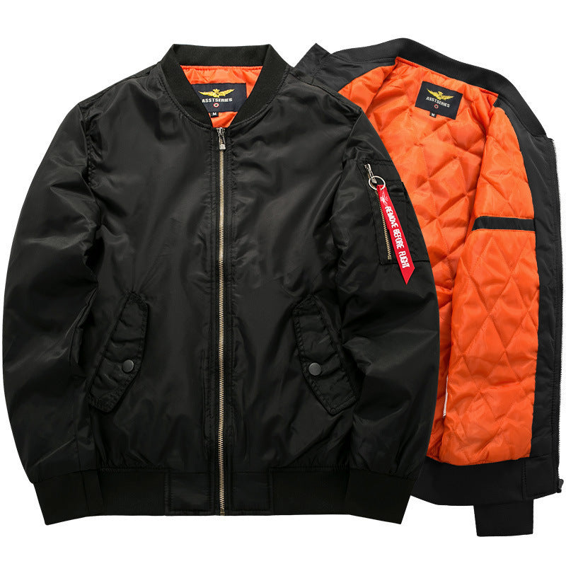 Herren Bomberjacke mit klassischem Schnitt und praktischen Taschen - 1