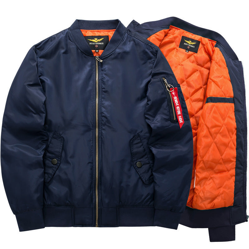 Herren Bomberjacke mit klassischem Schnitt und praktischen Taschen - 4