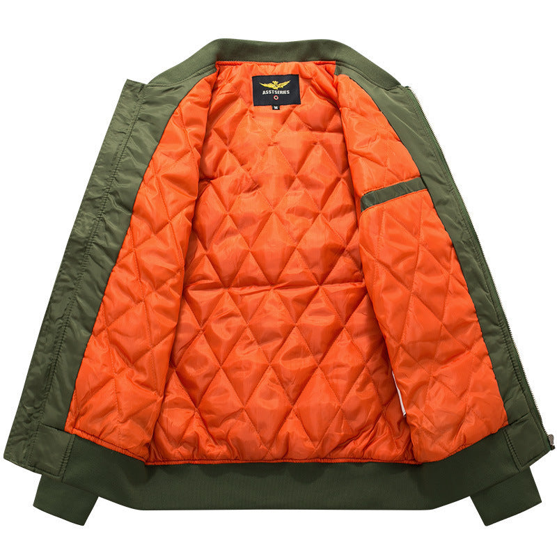 Herren Bomberjacke mit klassischem Schnitt und praktischen Taschen - 6