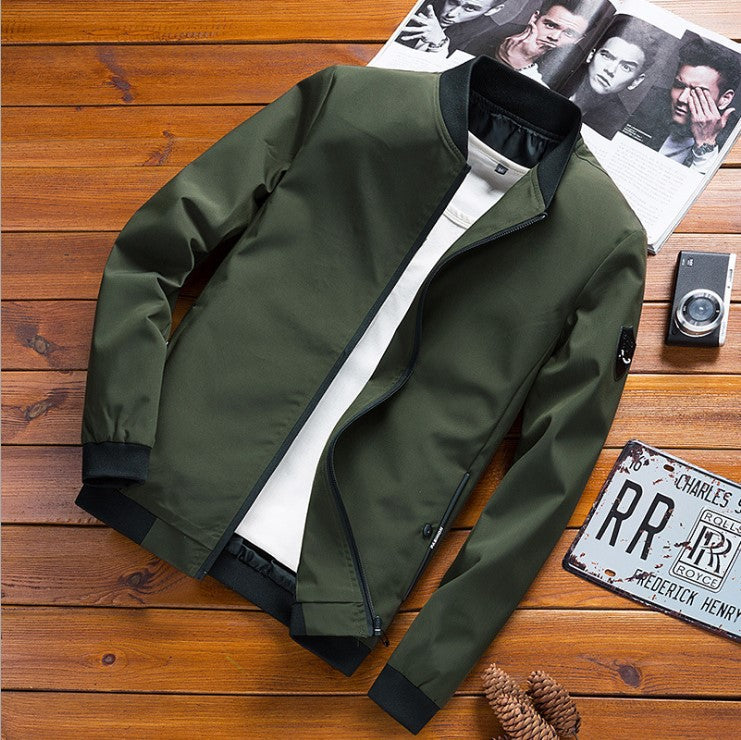 Herrenjacke mit lässigem Schnitt und praktischen Taschen - 2