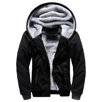 Herrenjacke mit Kapuze und lässigem Schnitt - 5