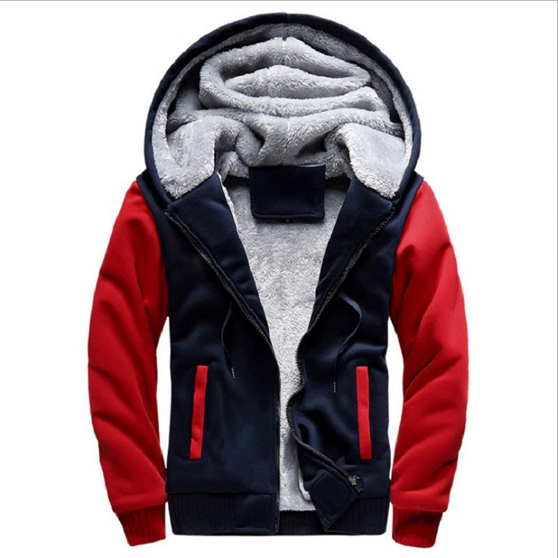 Herrenjacke mit Kapuze und lässigem Schnitt - 9