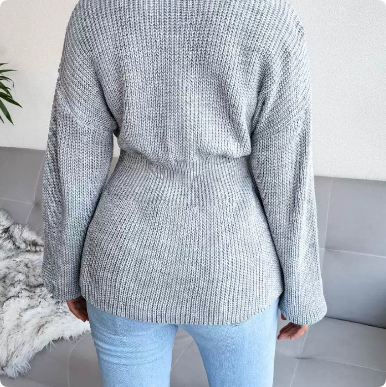 Damen Pullover mit V-Ausschnitt und schmeichelndem Schnitt - 9
