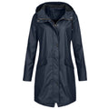 Damen Jacke mit Kapuze und praktischen Taschen - 1