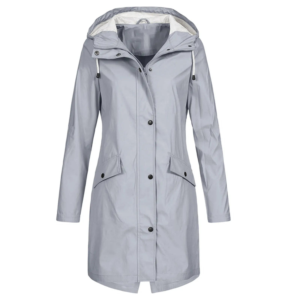 Damen Jacke mit Kapuze und praktischen Taschen - 5