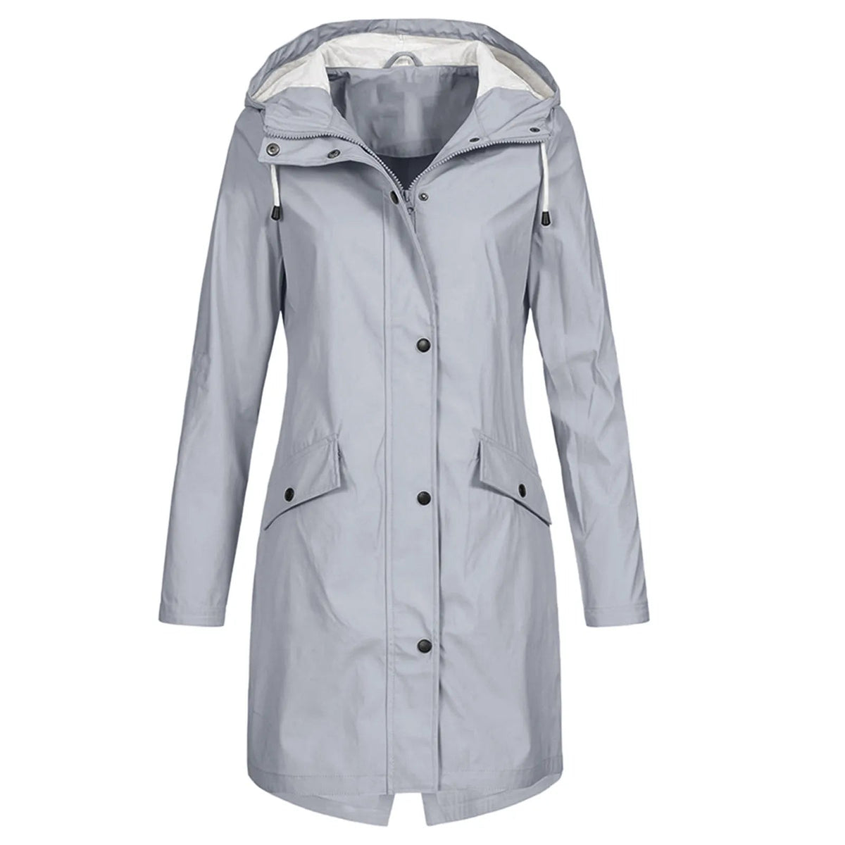 Damen Jacke mit Kapuze und praktischen Taschen - 5