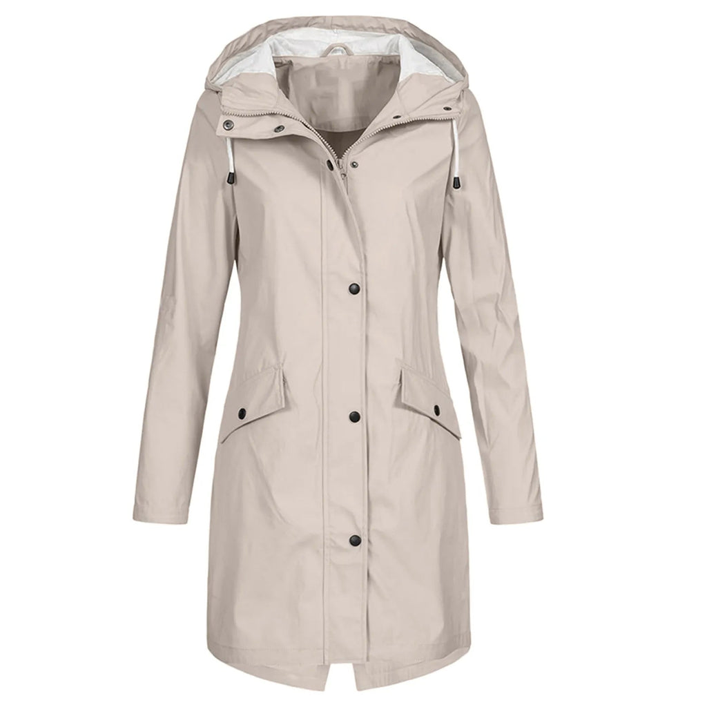 Damen Jacke mit Kapuze und praktischen Taschen - 6