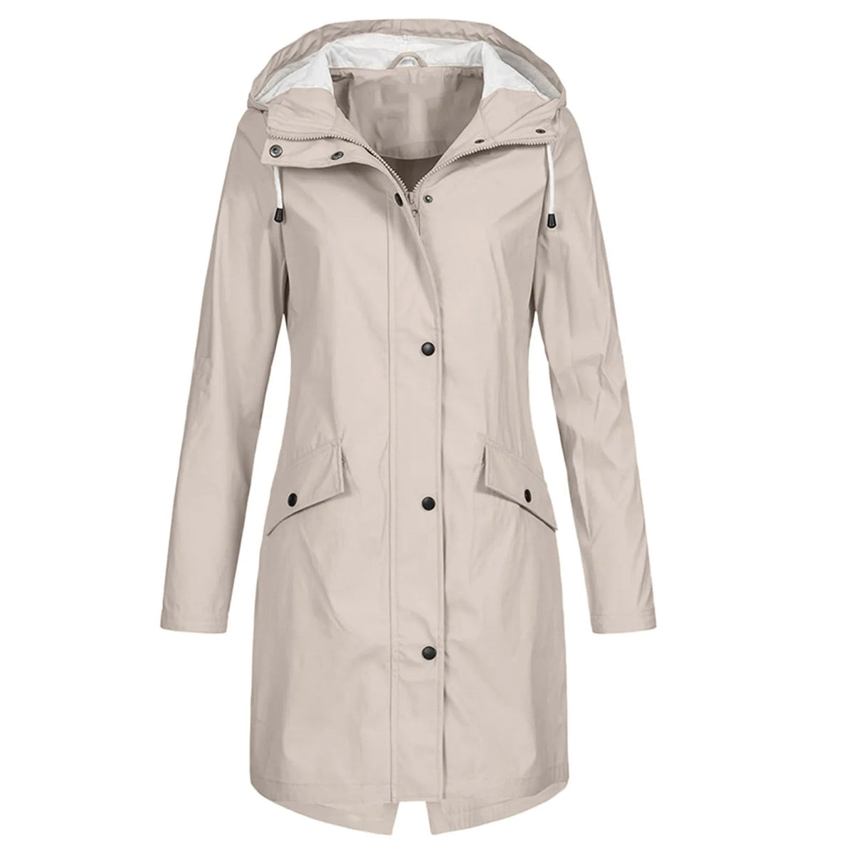 Damen Jacke mit Kapuze und praktischen Taschen - 6