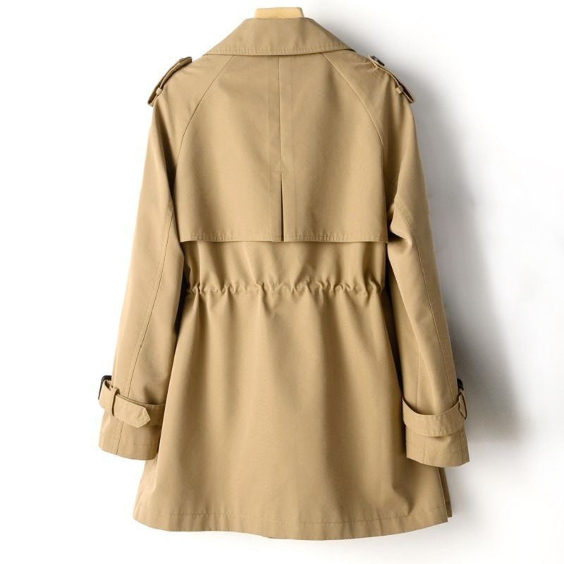 Trenchcoat Damen mit doppelter Knopfreihe und verstellbarem Bund - 6