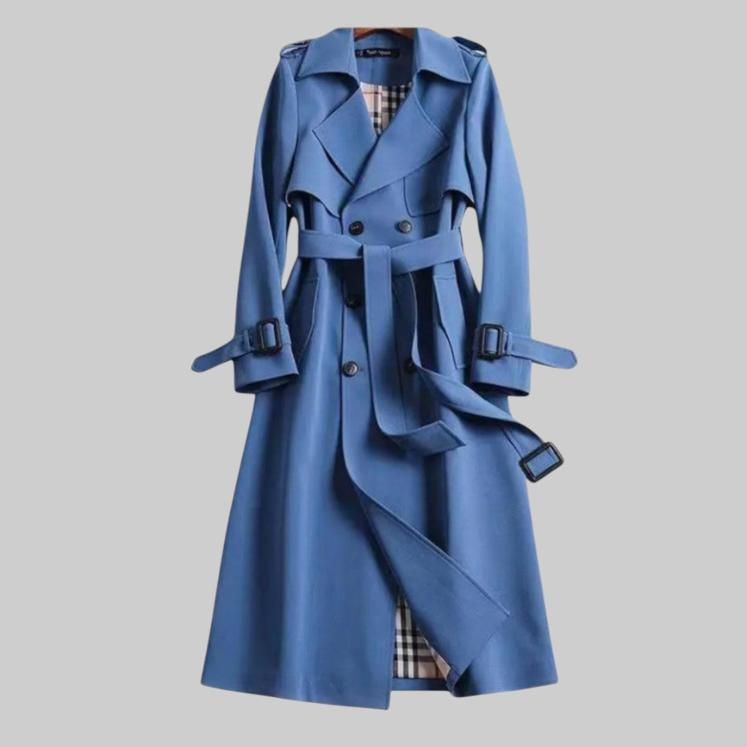 Trench Coat Damen mit tailliertem Schnitt und praktischen Details - 3