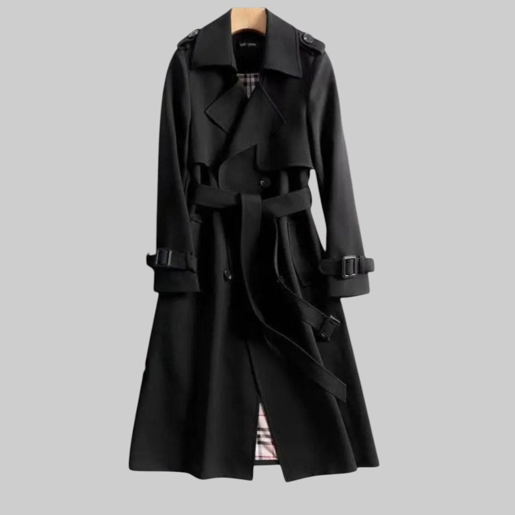 Trench Coat Damen mit tailliertem Schnitt und praktischen Details - 4