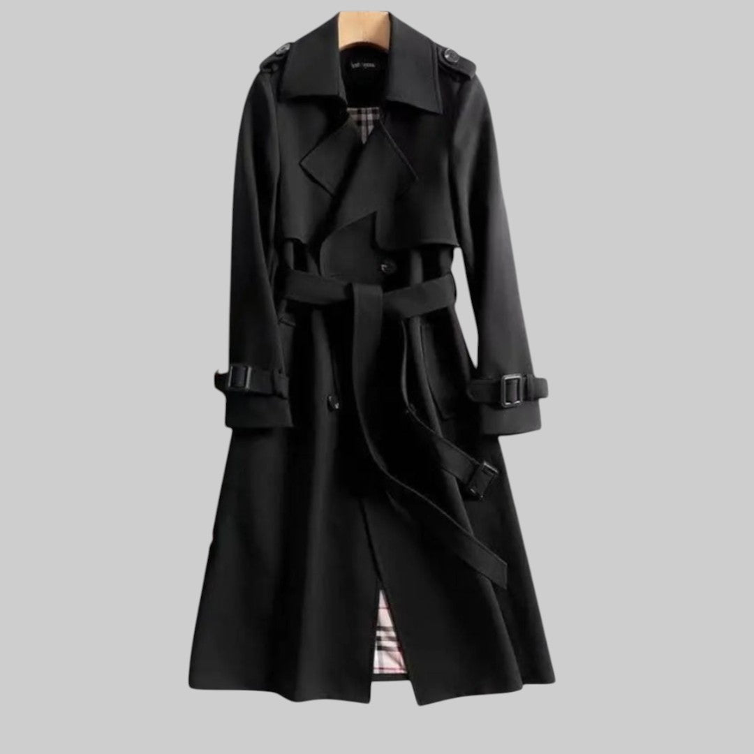Trench Coat Damen mit tailliertem Schnitt und praktischen Details - 4
