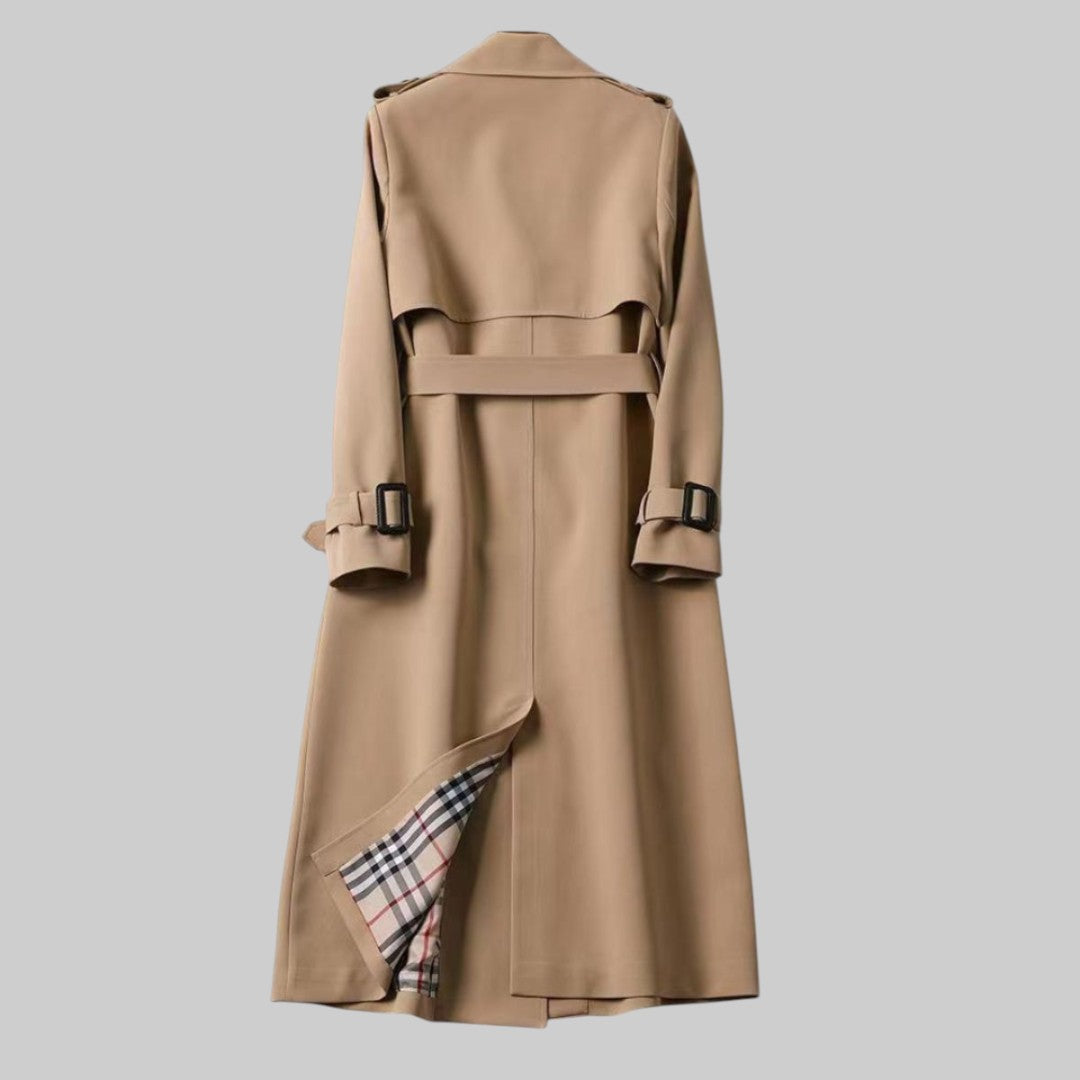 Trench Coat Damen mit tailliertem Schnitt und praktischen Details - 5