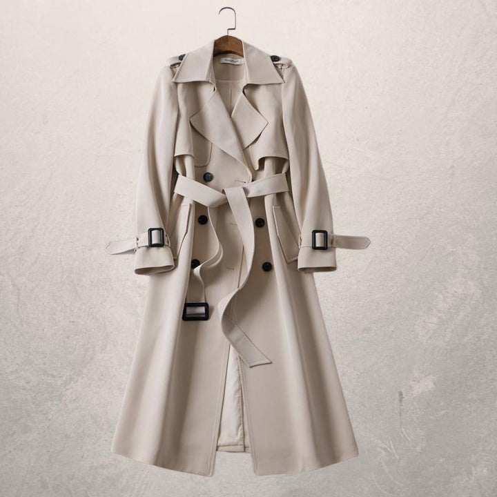 Trench Coat Damen mit tailliertem Schnitt und praktischen Details - 6