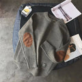 Pullover Herren mit stylischen Ellbogen-Patches - 1