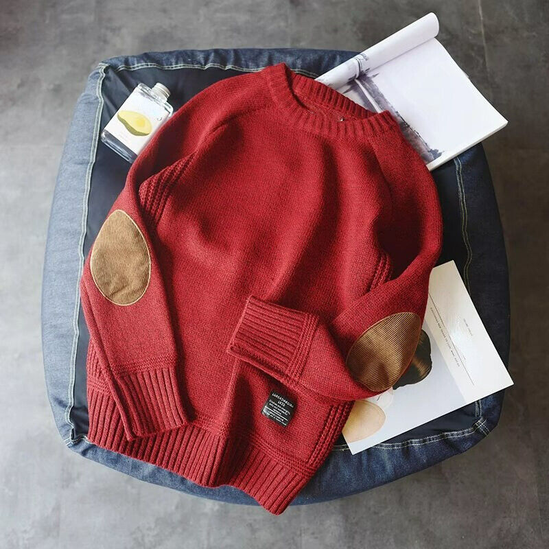 Pullover Herren mit stylischen Ellbogen-Patches - 3