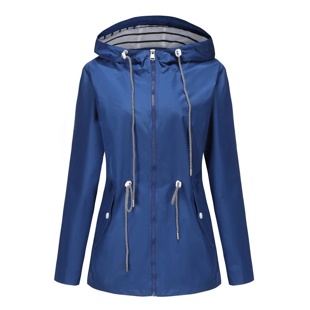 Damenjacke mit Taillenzug und Kapuze - 4
