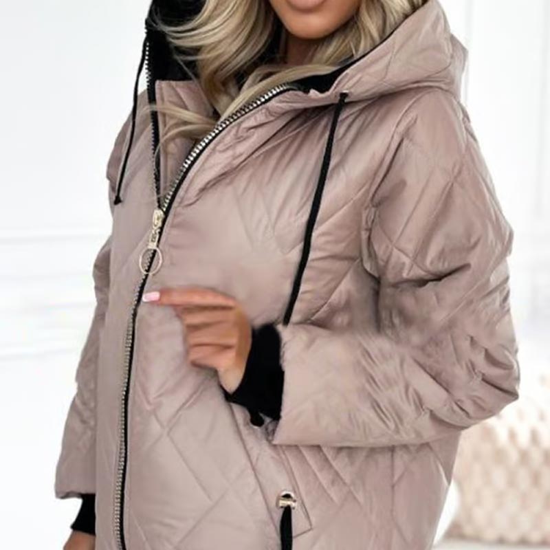 Damenjacke mit hohem Kragen und lässigem Schnitt - 6