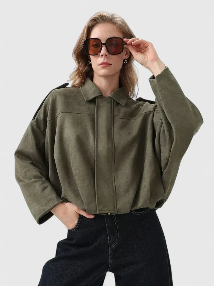 Damenjacke mit lässigem Schnitt und schlichten Details - 1