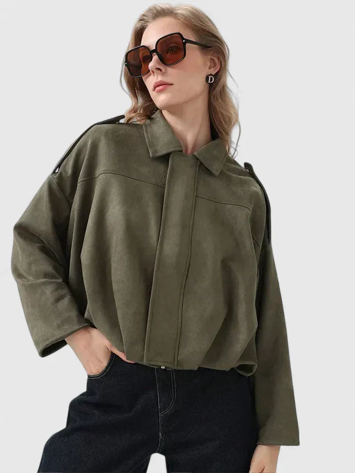 Damenjacke mit lässigem Schnitt und schlichten Details - 5
