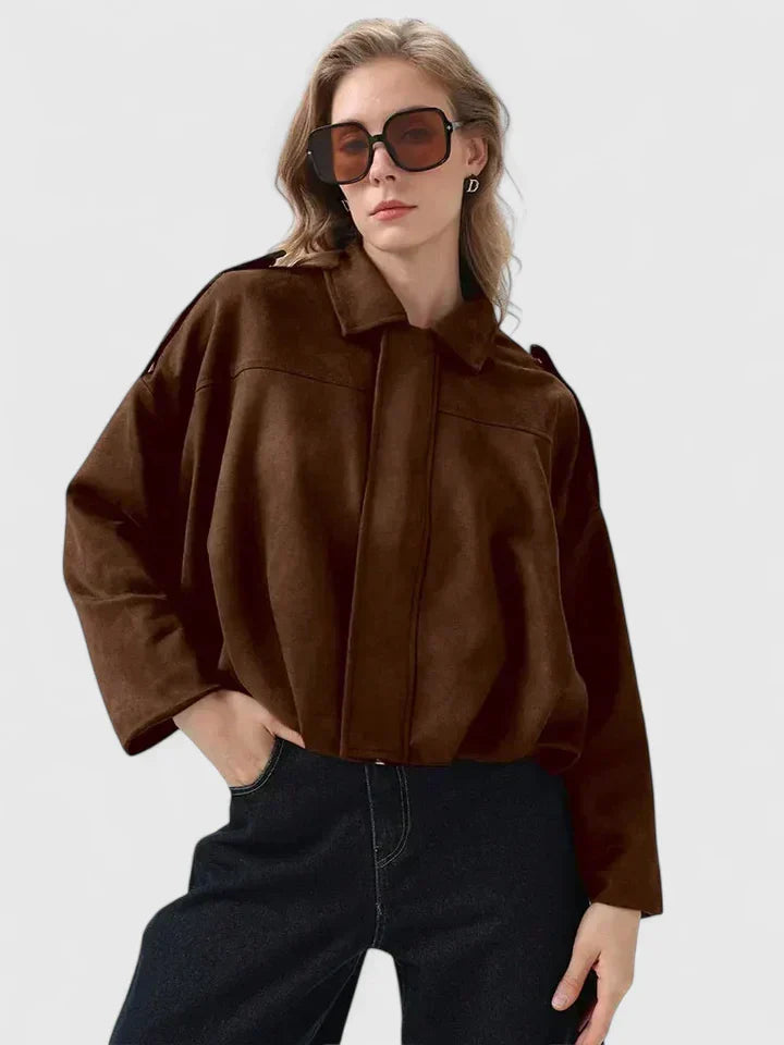 Damenjacke mit lässigem Schnitt und schlichten Details - 6