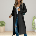 Trench Coat Damen mit klassischem Revers und doppelter Knopfleiste - 5