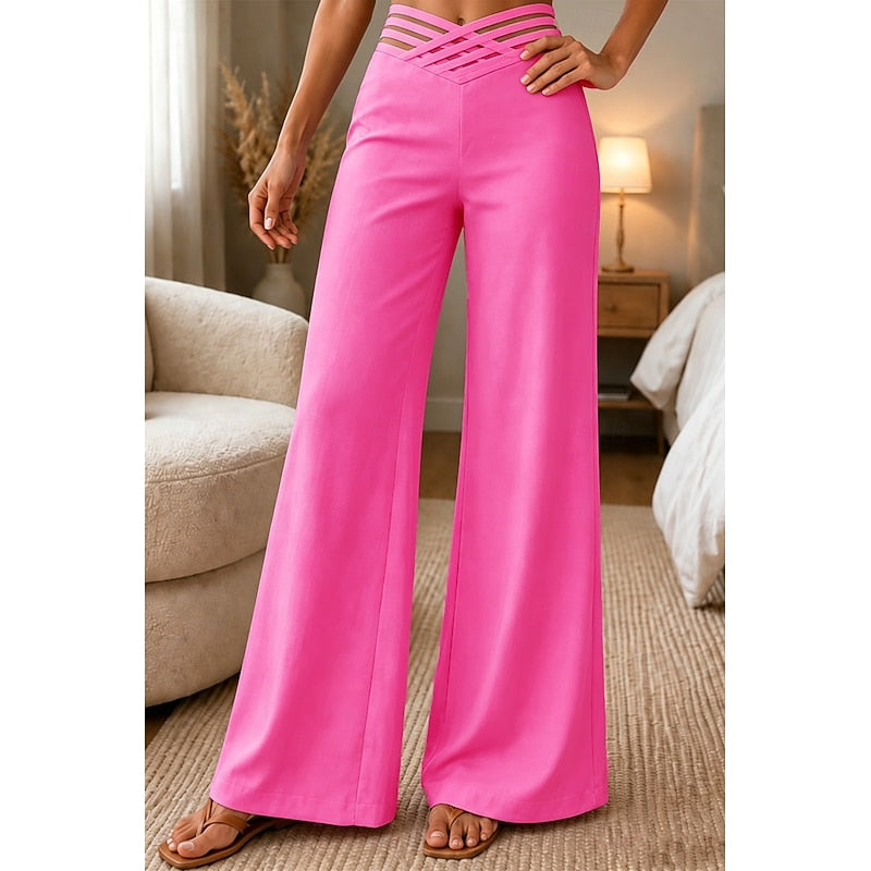 Weite Hose Herren mit hohem Bund und modischen Cut-Outs - 6