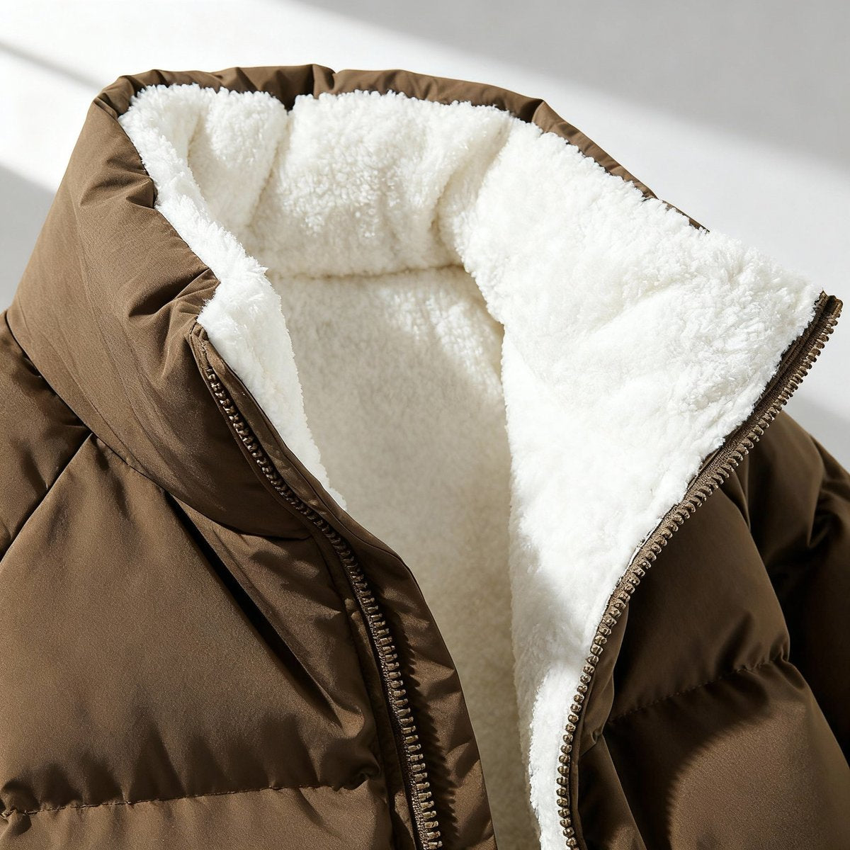 Winterjacke Damen mit Kapuze und weicher Fütterung - 8