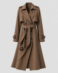 Trenchcoat Damen mit doppelter Knopfleiste und verstellbarem Gürtel - 3