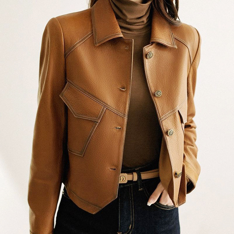 Damen Jacke mit modernem Schnitt und auffälligen Taschen - 1