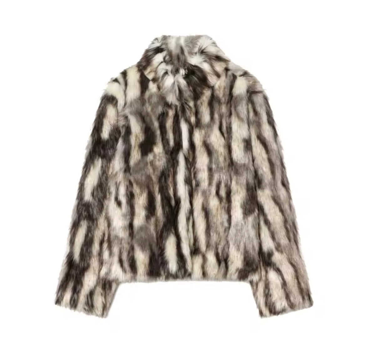 Damenjacke mit hohem Kragen und strukturiertem Design - 3