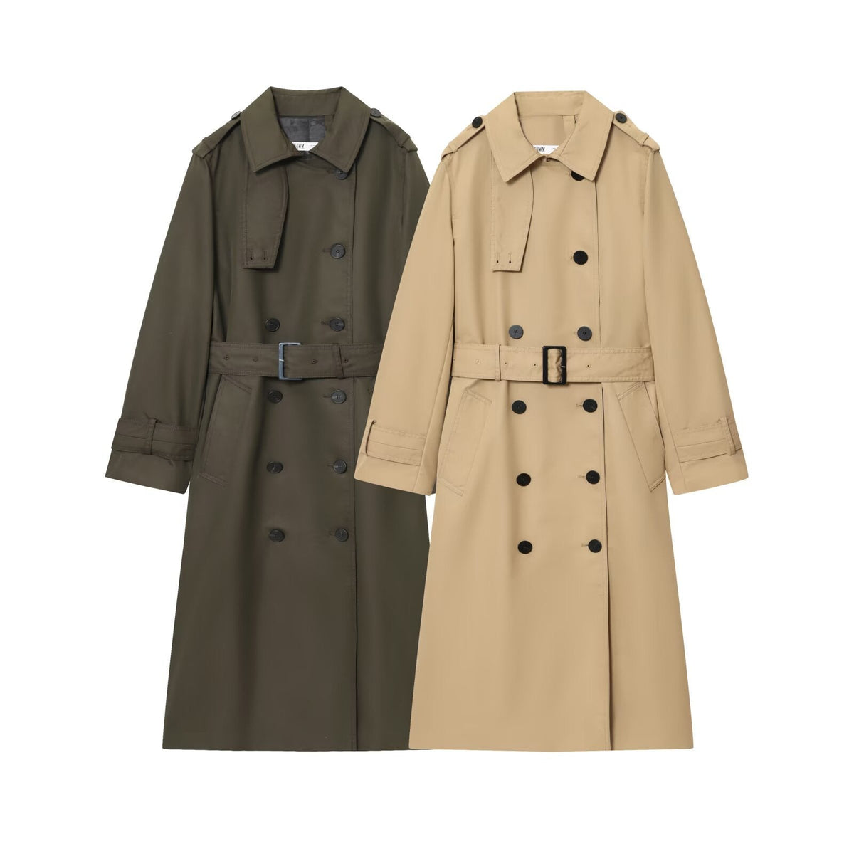 Trenchcoat Damen - Eleganter Schnitt mit abnehmbarem Gürtel - 5