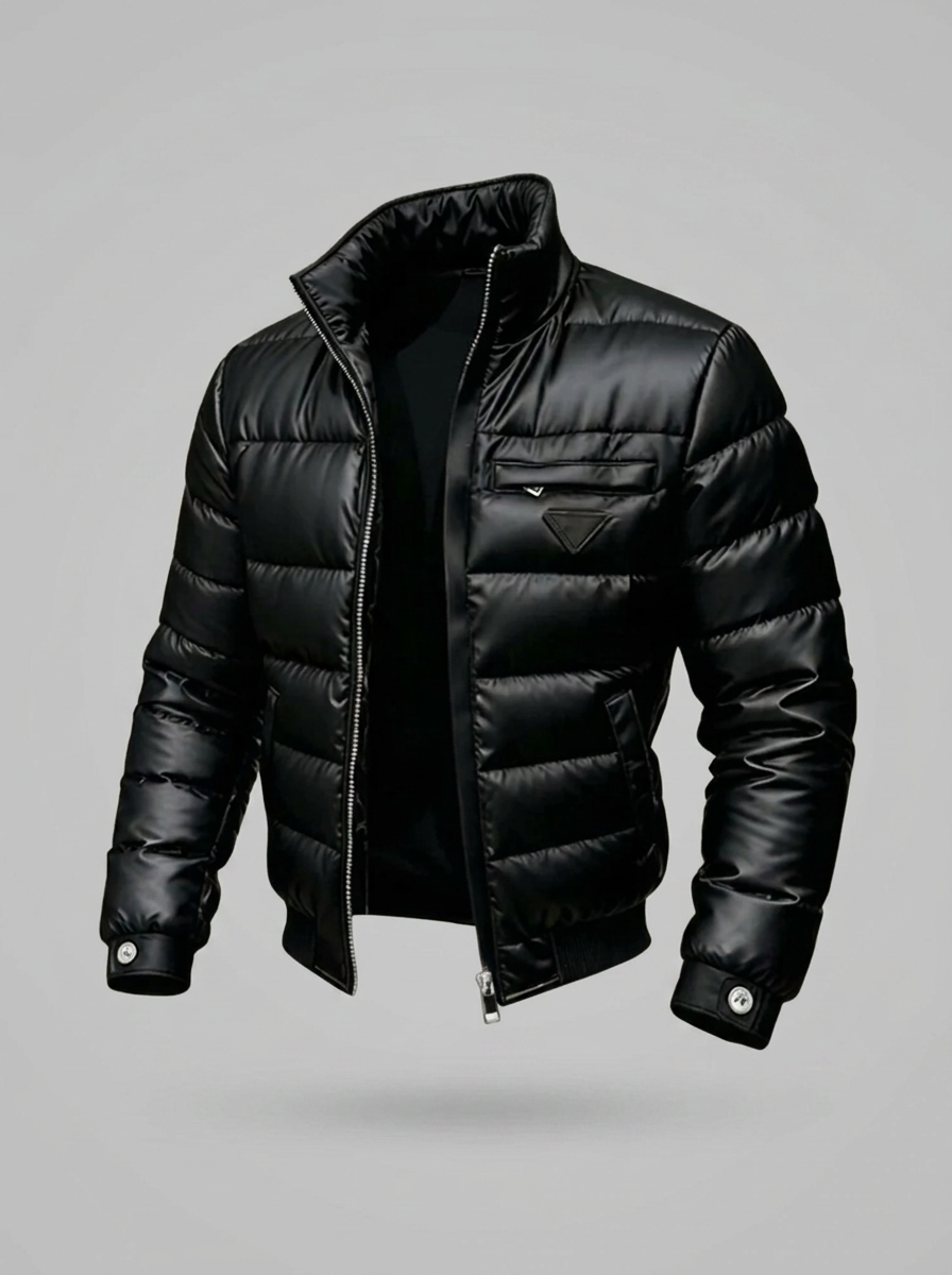 Herrenjacke mit sportlichem Schnitt und praktischen Taschen - 4