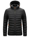 Sportliche Herrenjacke mit Kapuze und Steppdesign - 1