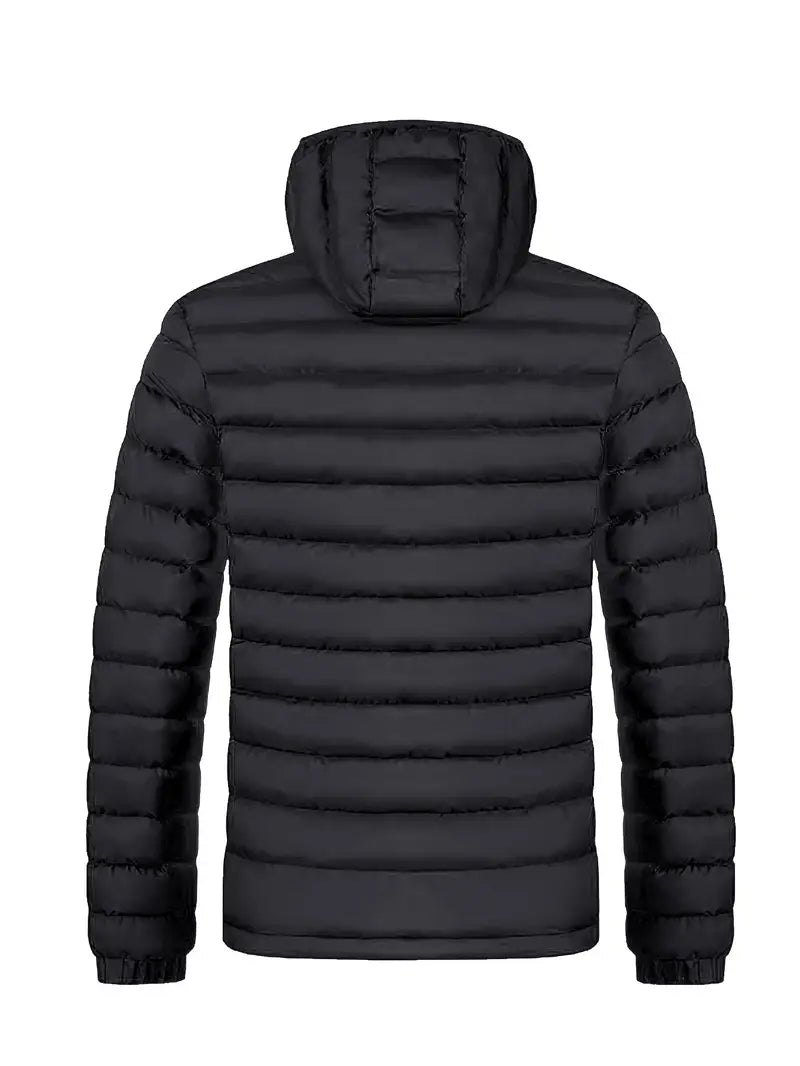 Sportliche Herrenjacke mit Kapuze und Steppdesign - 3