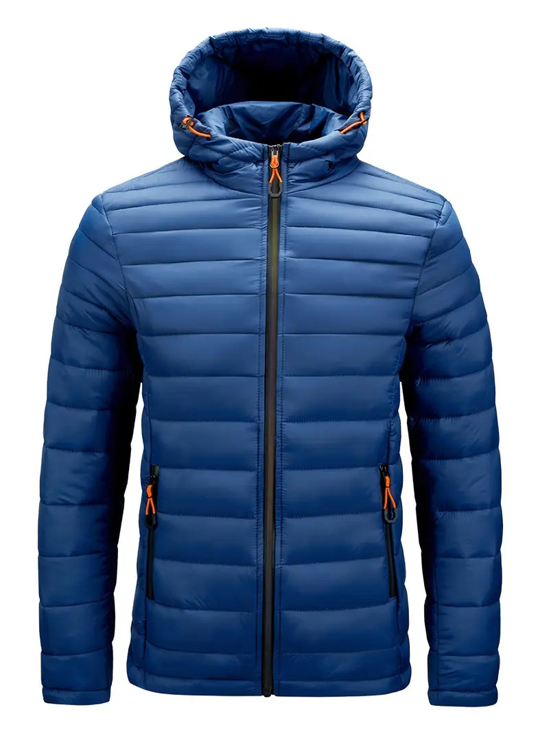 Sportliche Herrenjacke mit Kapuze und Steppdesign - 4